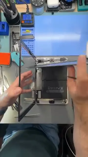 iPad batarya değişimi videosundan kapak görüntüsü